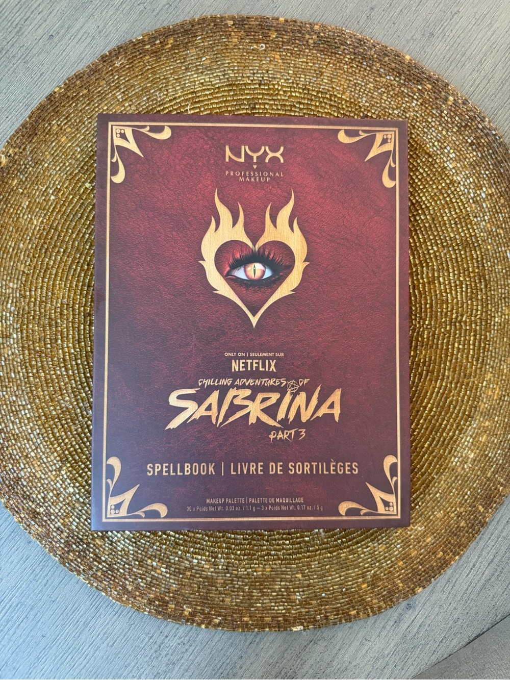 NYX x Netflix Chilling Adventures of Sabrina Spellbook Palette NEW